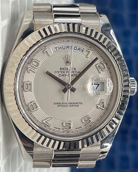 rolex presidential 41mm white gold